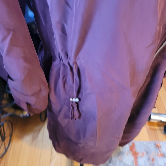 H & M Burgundy Hooded ZIppered Utility Cardigan - Picture 11 of 12